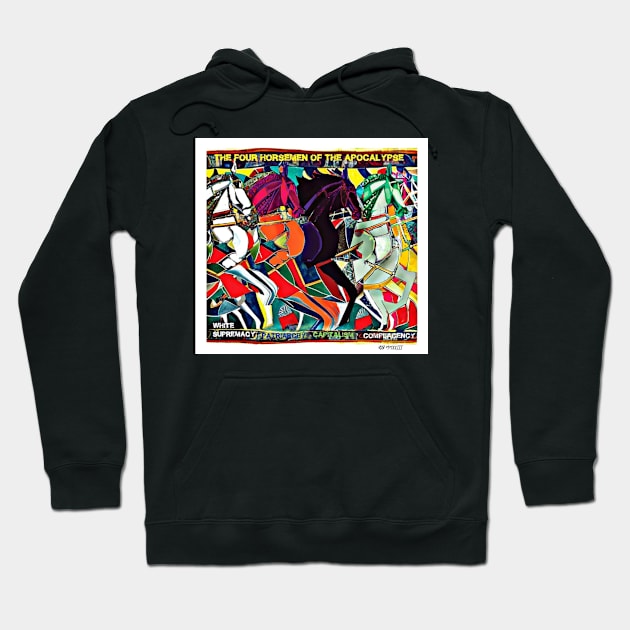 Four Horsemen of the Apocalypse - Front Hoodie by Subversive-Ware 